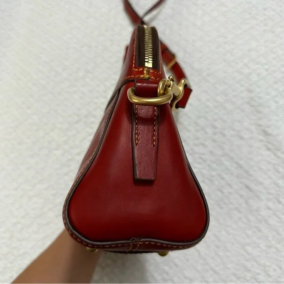 Dooney & Bourke Florentine Cameron Crossbody Red Leather - Picture 12 of 16
